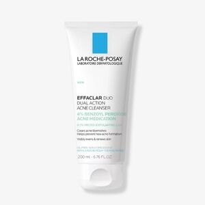 $10 When Bundled - La Roche-Posay Effaclar Acne Face Wash 4% Benzoyl Peroxide